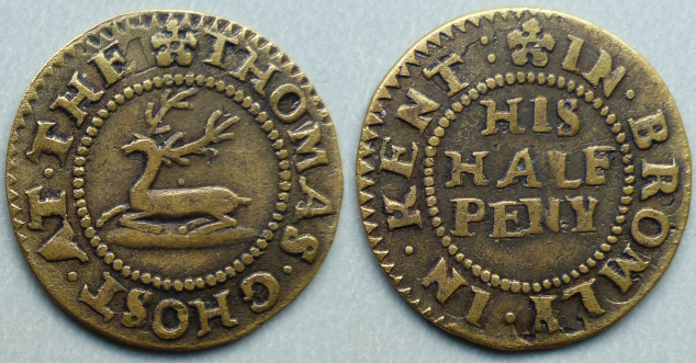 Bromley, Thomas Ghost halfpenny Bromley, Thomas Ghost halfpenny